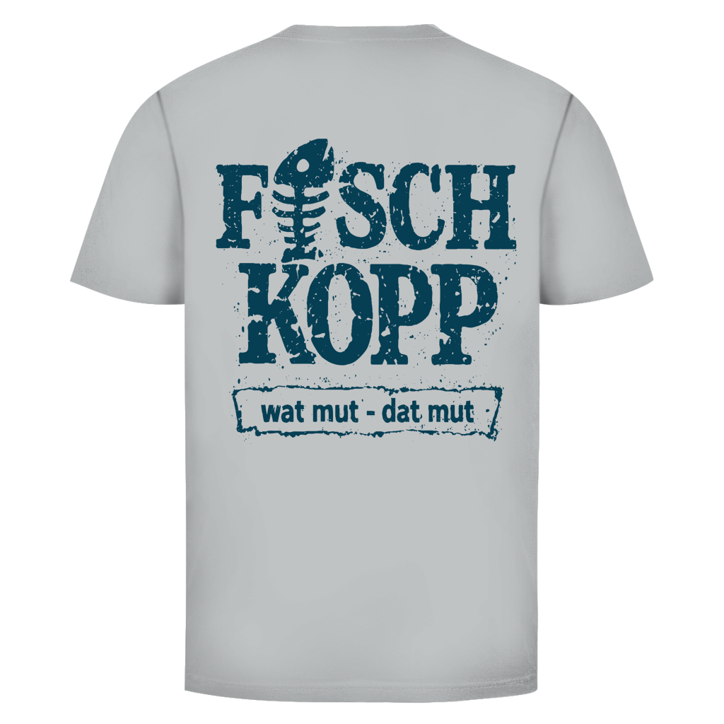 T-Shirt unisex "FISCHKOPP" #560 - beidseitiger Druck
