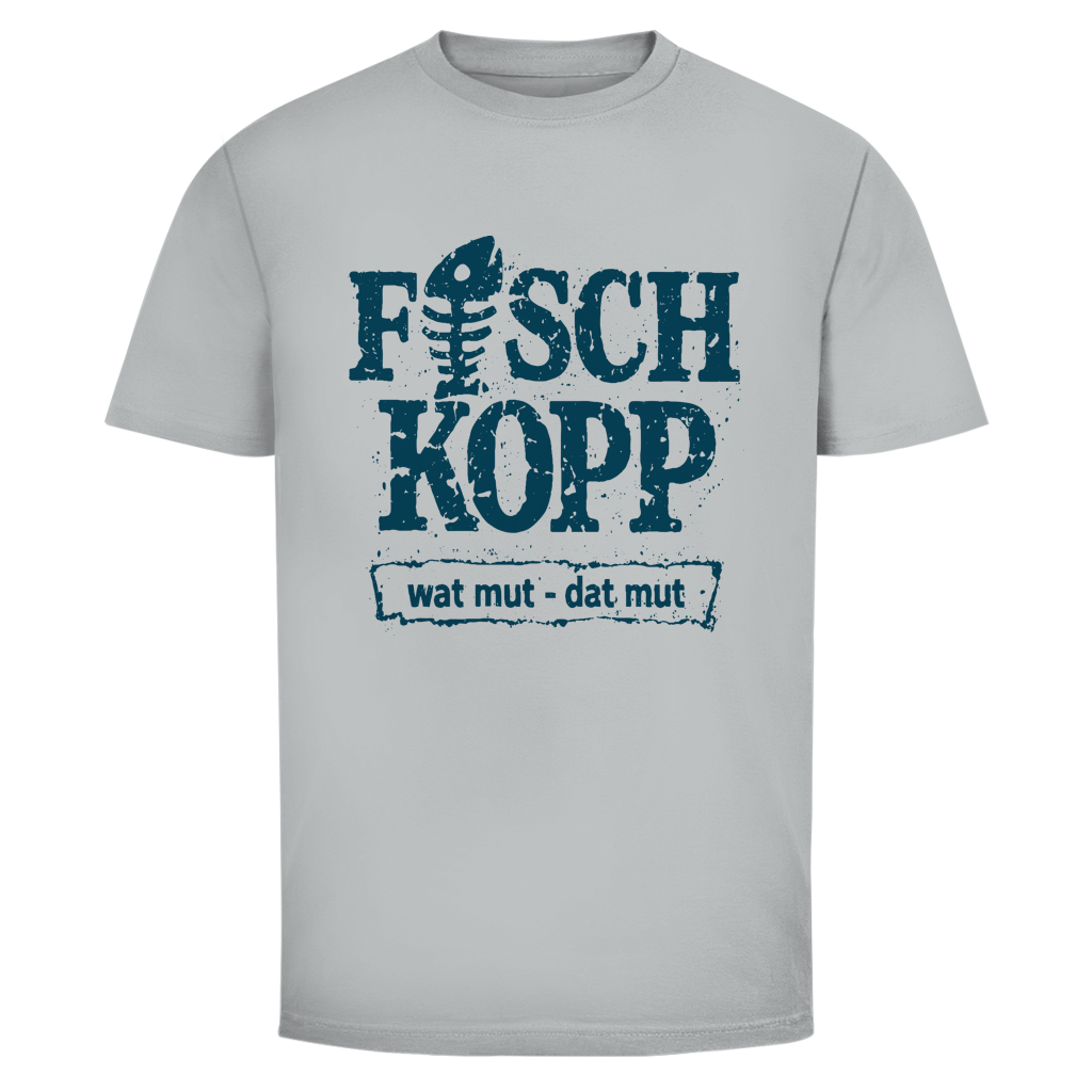 T-Shirt unisex "FISCHKOPP" #560 - beidseitiger Druck