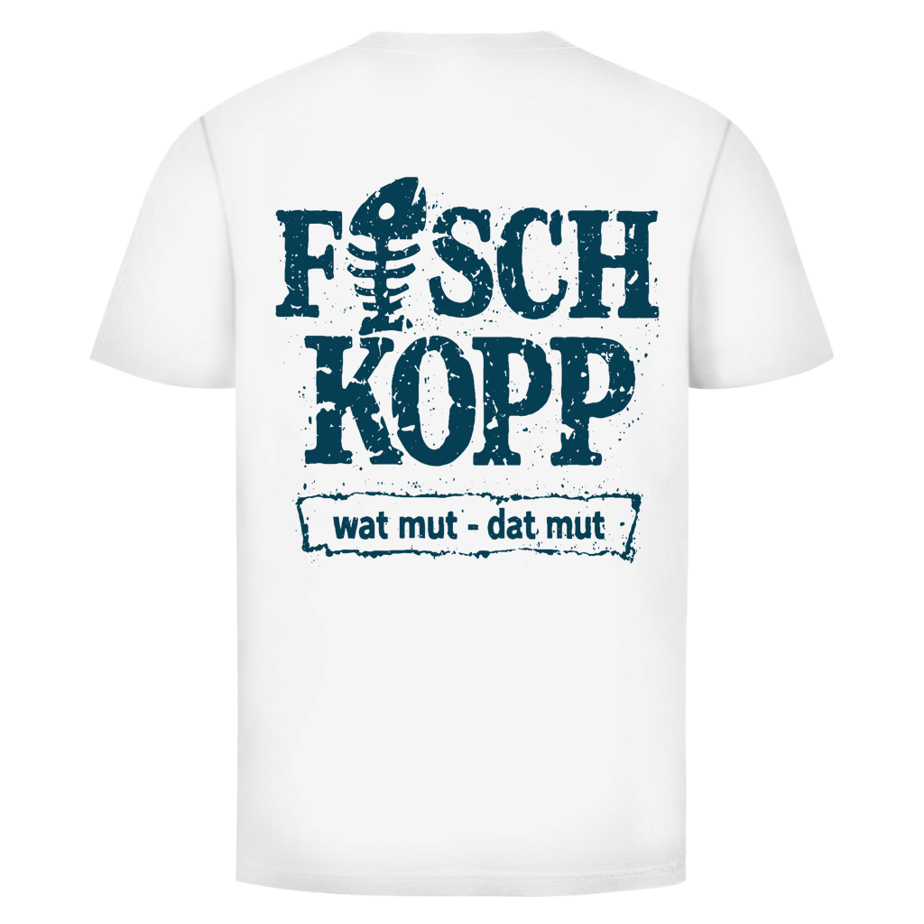 T-Shirt unisex "FISCHKOPP" #560 - beidseitiger Druck