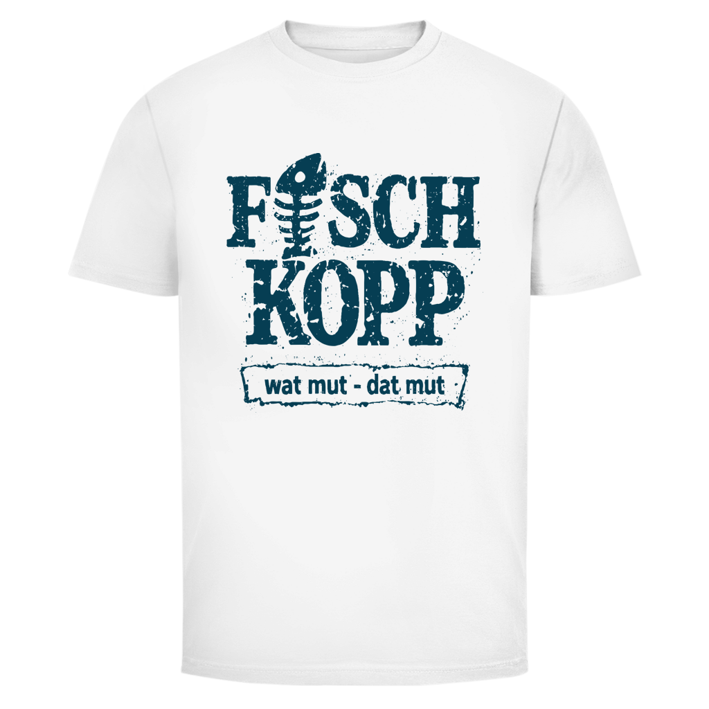 T-Shirt unisex "FISCHKOPP" #560 - beidseitiger Druck