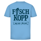 T-Shirt unisex "FISCHKOPP" #560 - beidseitiger Druck