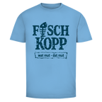 T-Shirt unisex "FISCHKOPP" #560 - beidseitiger Druck