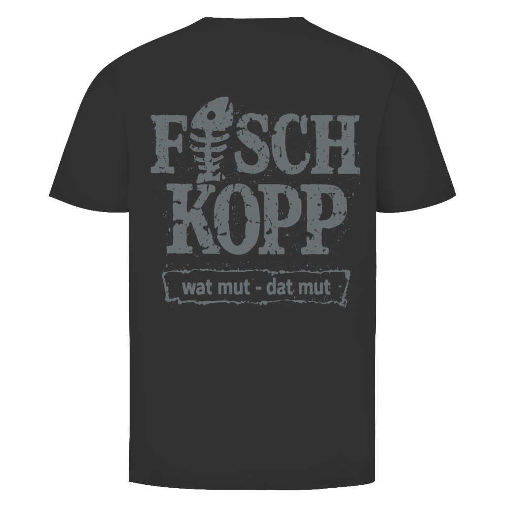 T-Shirt unisex "FISCHKOPP" #560 - beidseitiger Druck