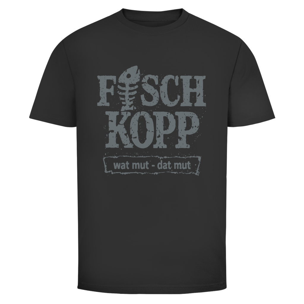 T-Shirt unisex "FISCHKOPP" #560 - beidseitiger Druck
