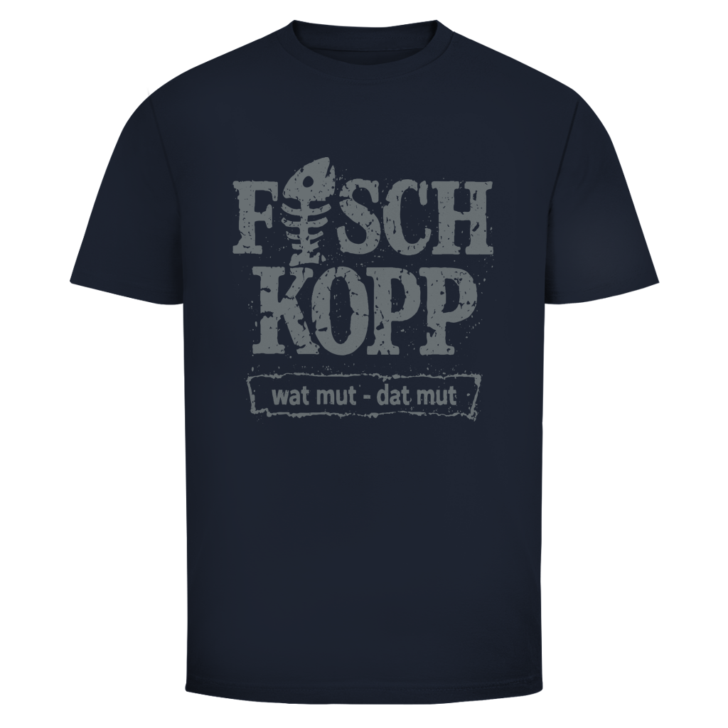 T-Shirt unisex "FISCHKOPP" #560 - beidseitiger Druck
