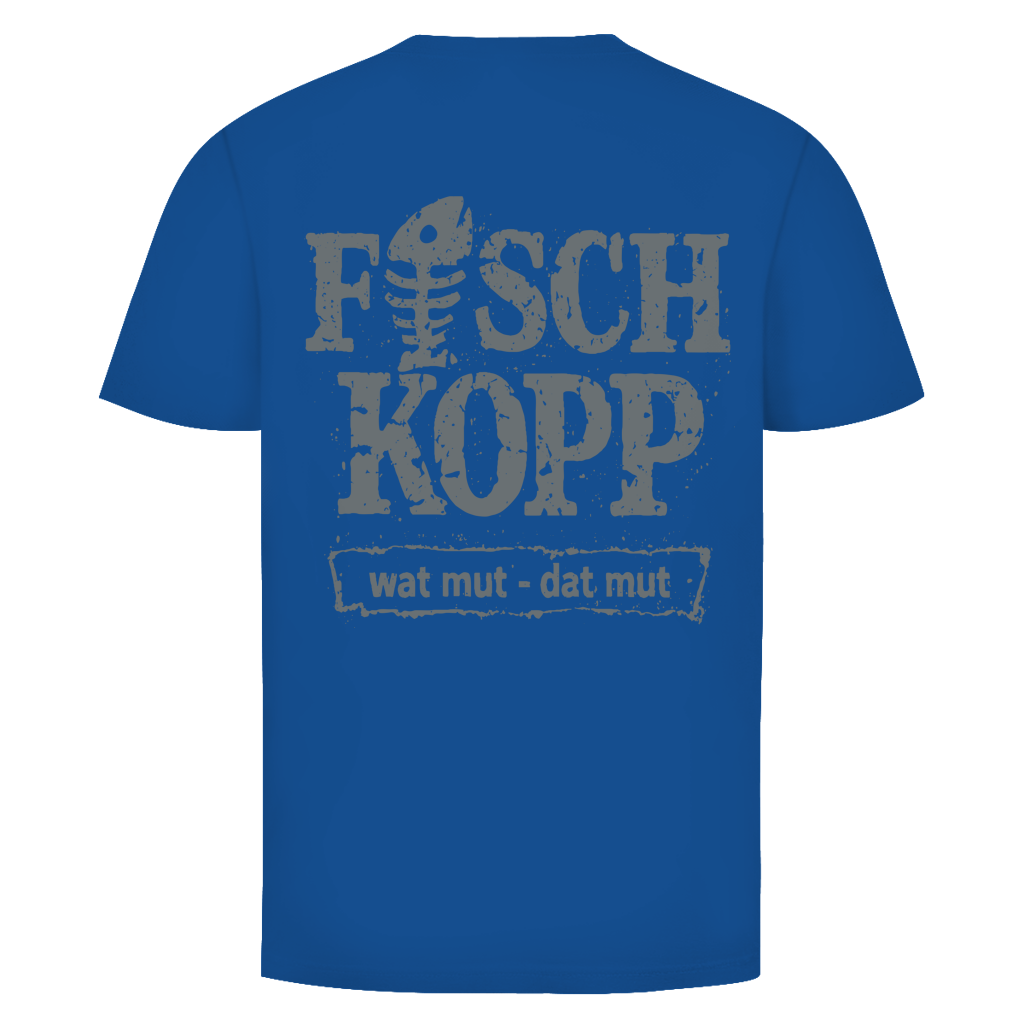 T-Shirt unisex "FISCHKOPP" #560 - beidseitiger Druck