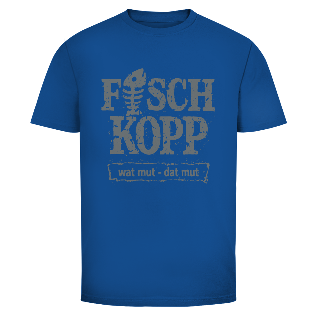 T-Shirt unisex "FISCHKOPP" #560 - beidseitiger Druck