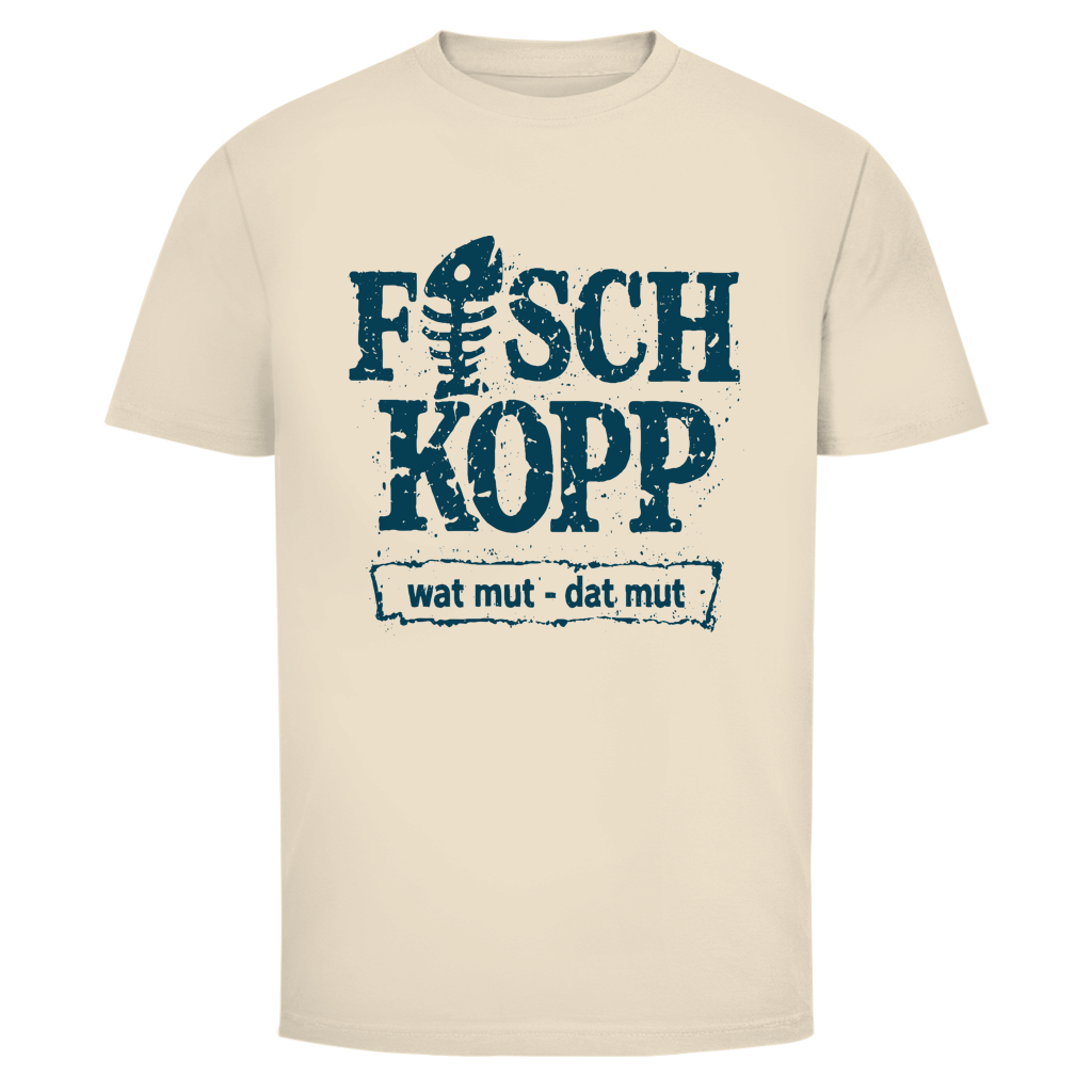 T-Shirt unisex "FISCHKOPP" #560 - beidseitiger Druck