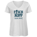 T-Shirt Damen V-Neck "FISCHKOPP" #560