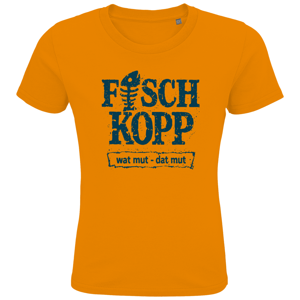 T-Shirt Kinder "FISCHKOPP" #560 einseitiger Druck