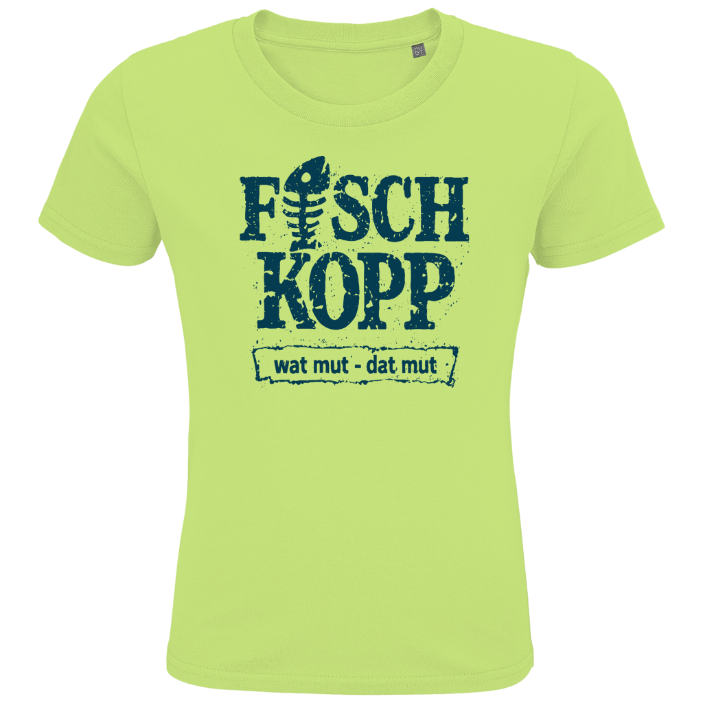 T-Shirt Kinder "FISCHKOPP" #560 beidseitiger Druck