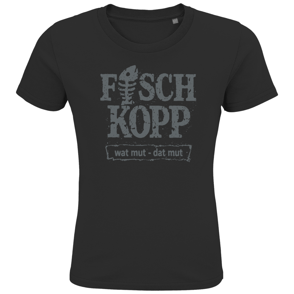 T-Shirt Kinder "FISCHKOPP" #560 beidseitiger Druck