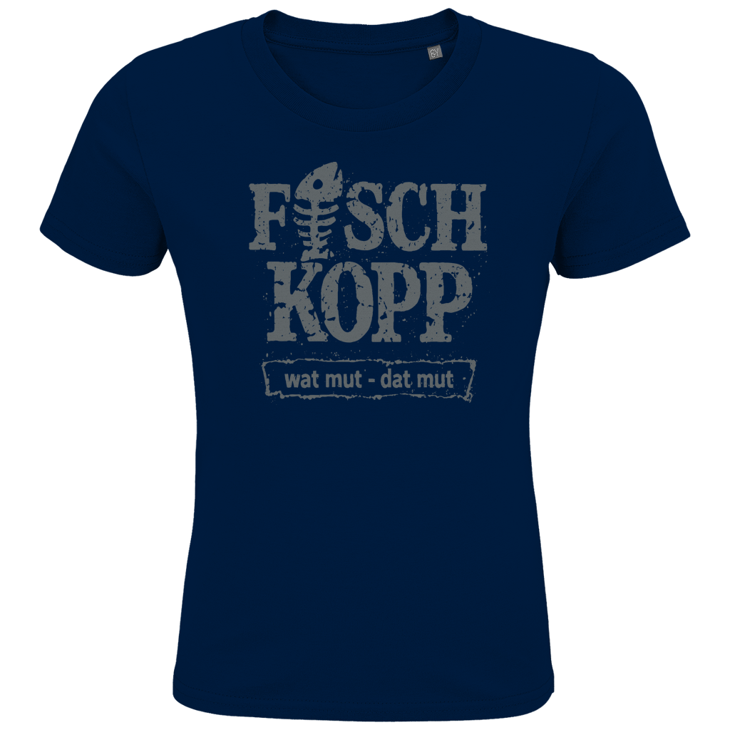T-Shirt Kinder "FISCHKOPP" #560 beidseitiger Druck