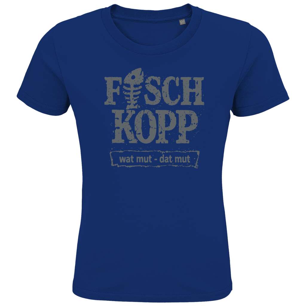T-Shirt Kinder "FISCHKOPP" #560 beidseitiger Druck