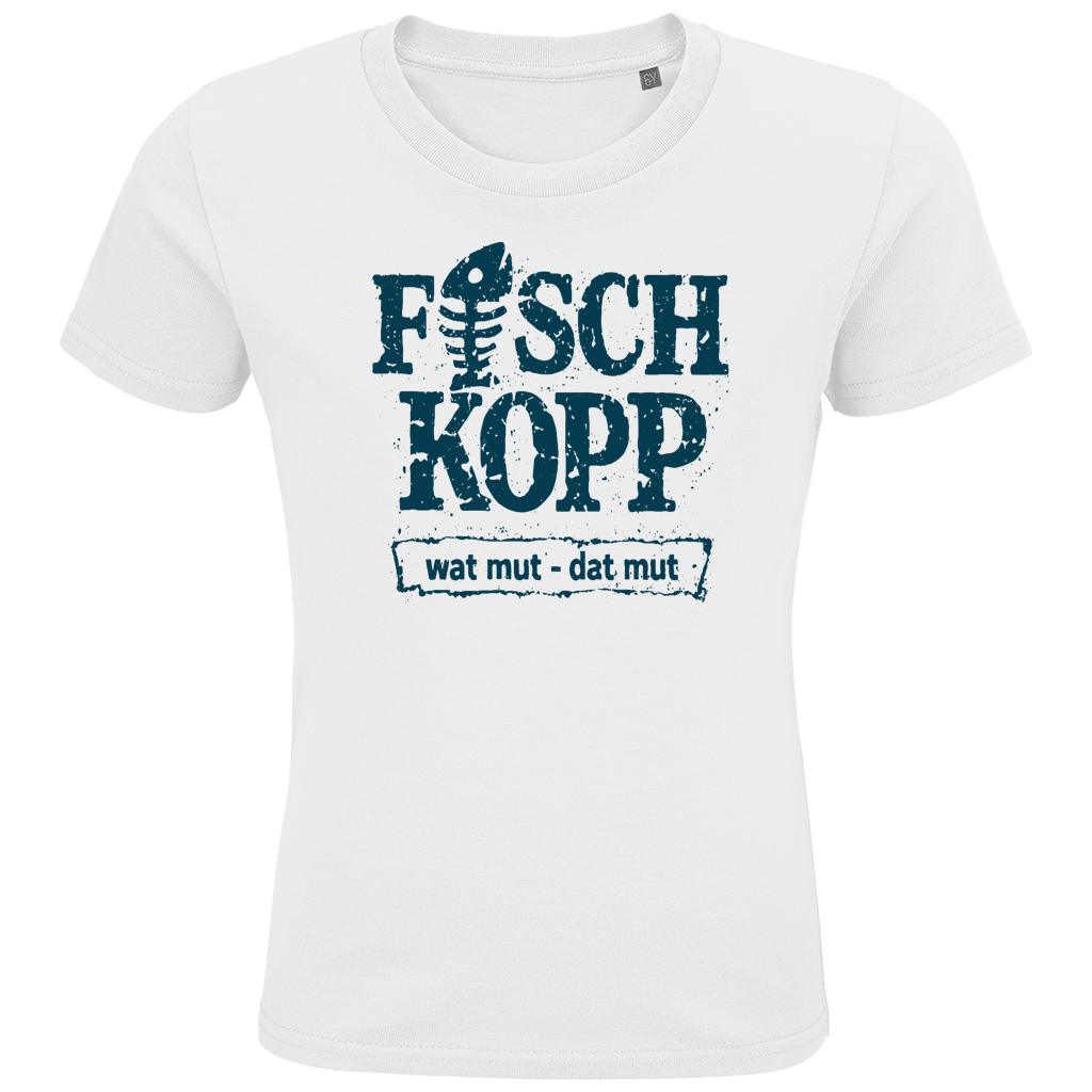T-Shirt Kinder "FISCHKOPP" #560 beidseitiger Druck