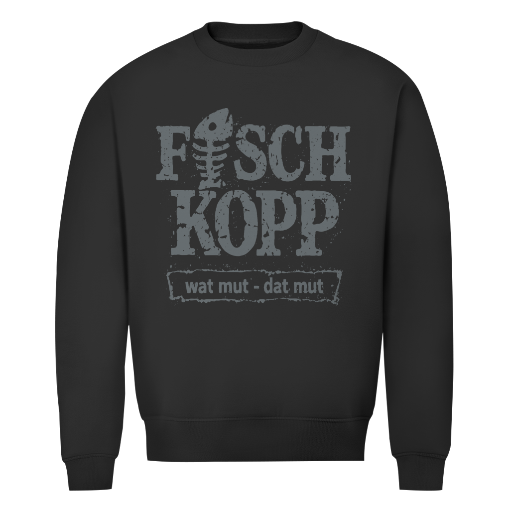 Sweatshirt Herren "FISCHKOPP" #560 - einseitiger Druck