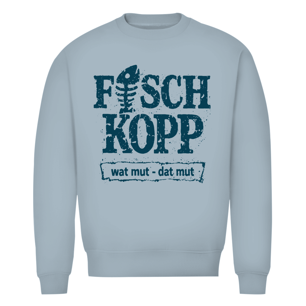 Sweatshirt Herren "FISCHKOPP" #560 - einseitiger Druck