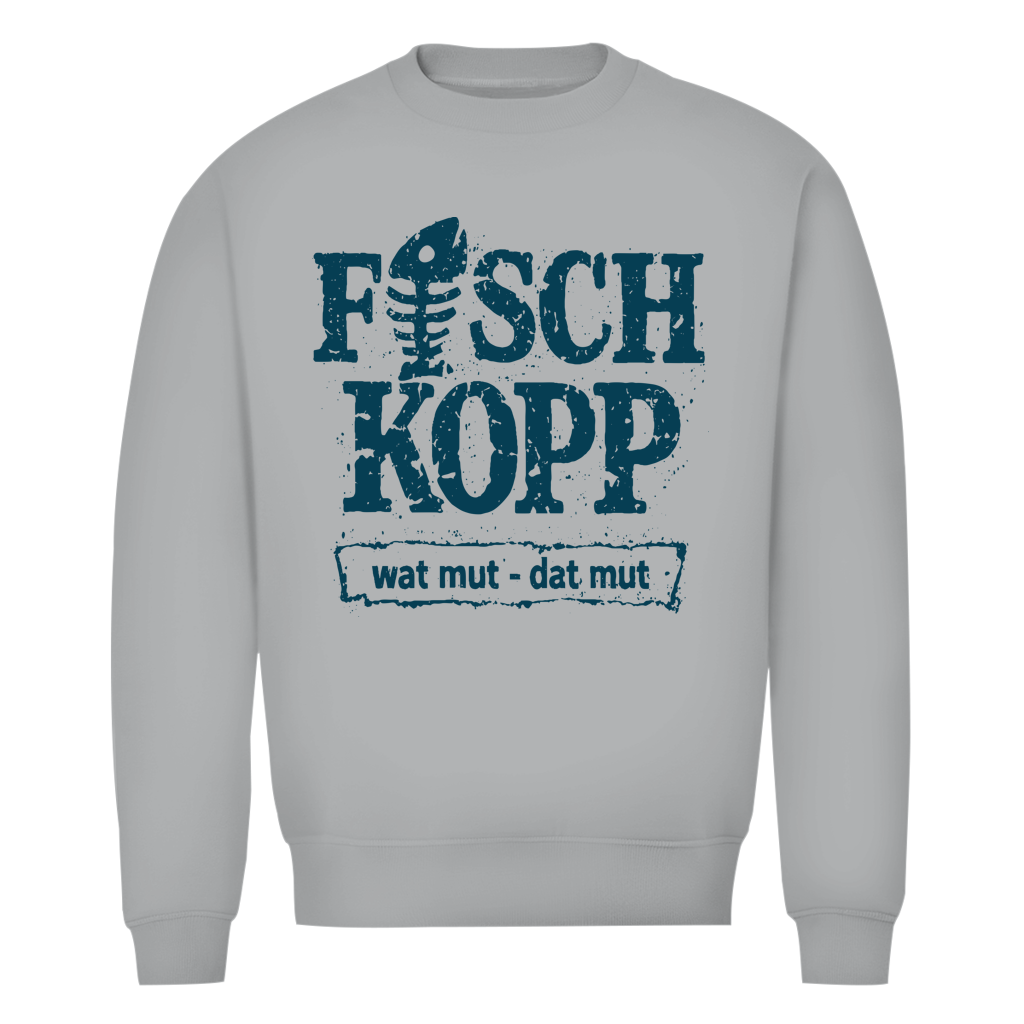 Sweatshirt Herren "FISCHKOPP" #560 - einseitiger Druck
