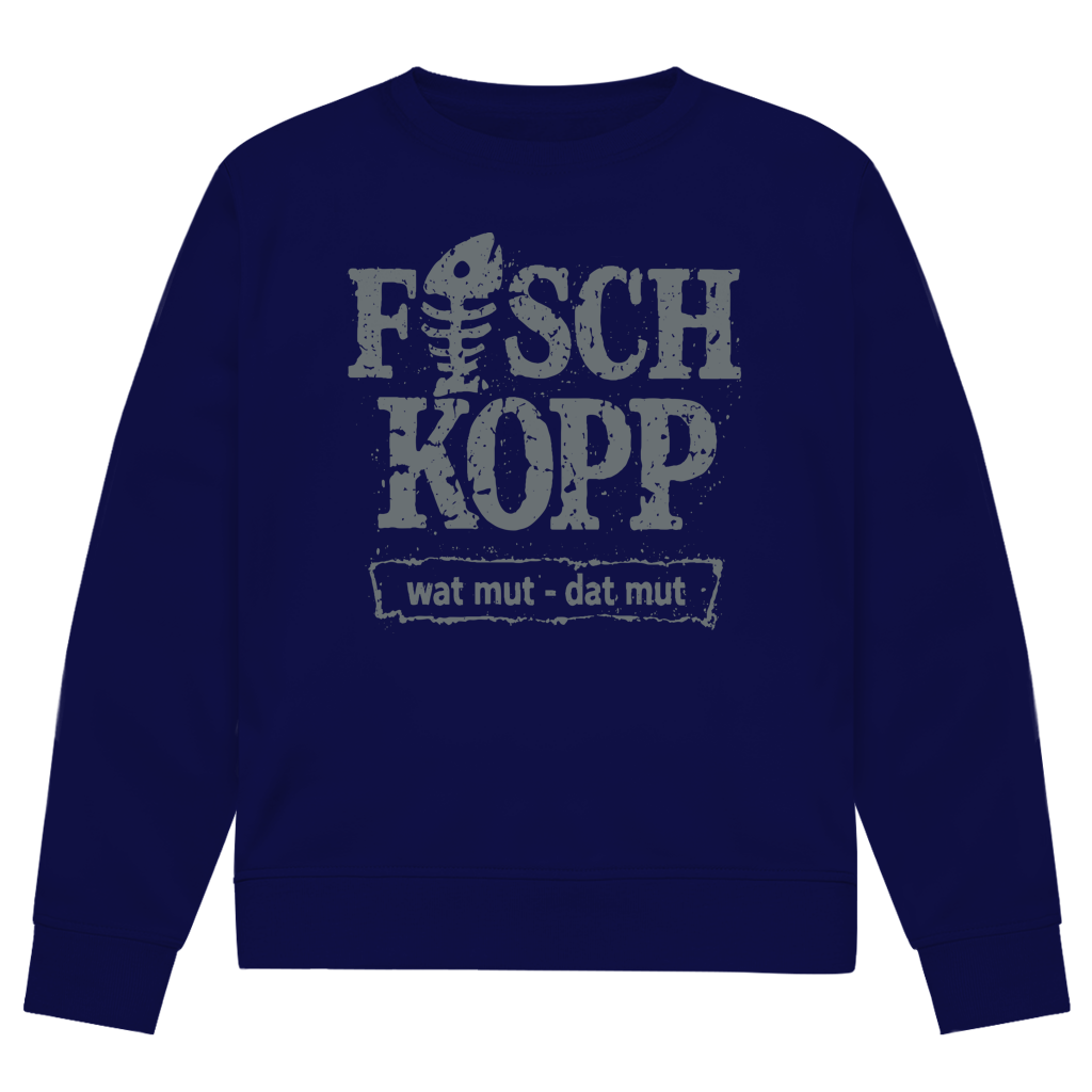 Sweatshirt Herren "FISCHKOPP" #560 - einseitiger Druck