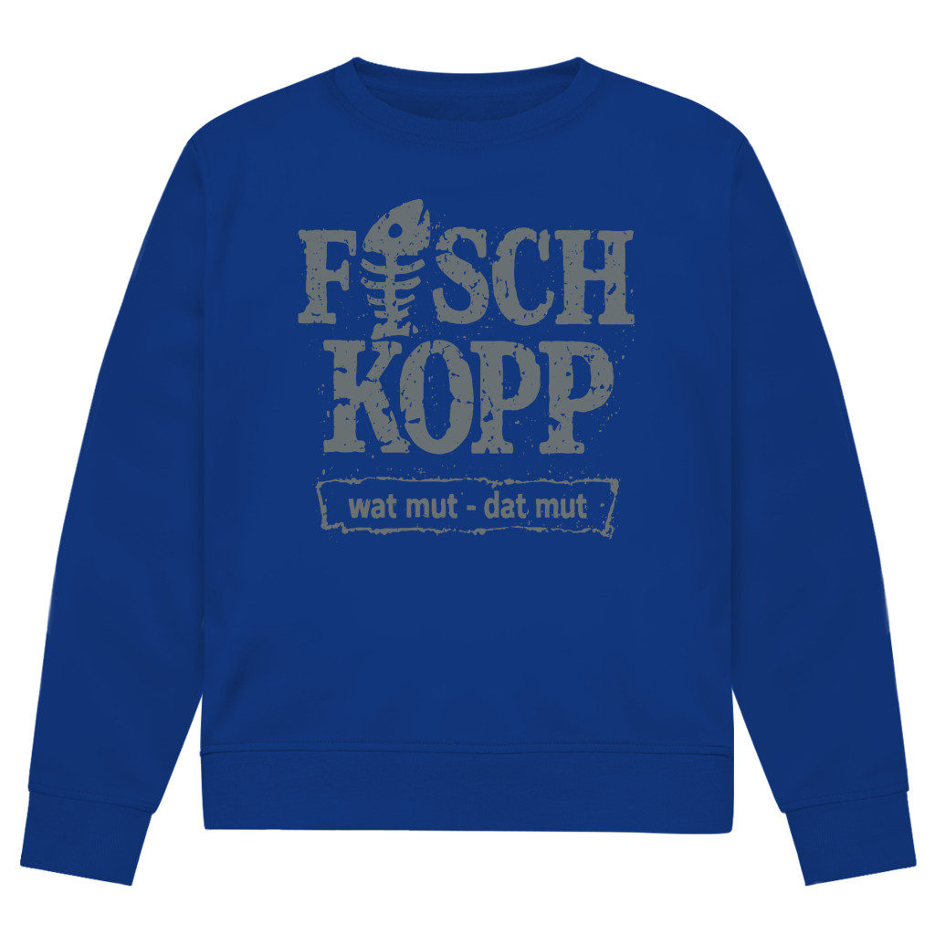 Sweatshirt Herren "FISCHKOPP" #560 - einseitiger Druck