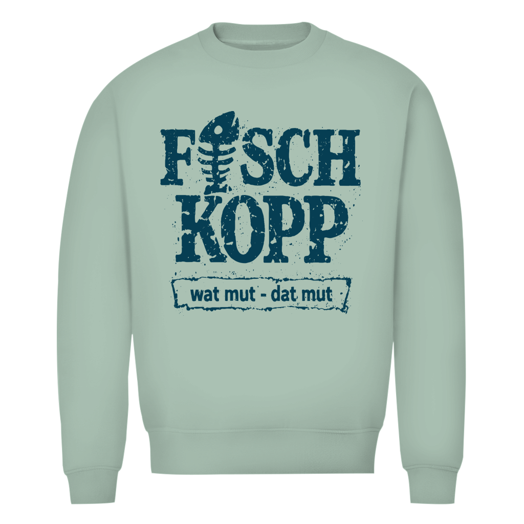 Sweatshirt Herren "FISCHKOPP" #560 - einseitiger Druck