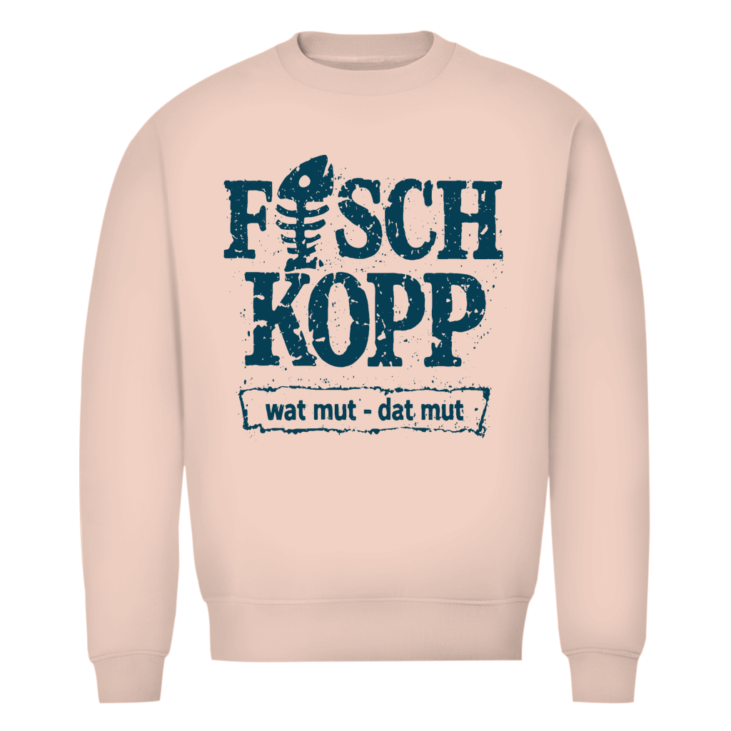 Sweatshirt Herren "FISCHKOPP" #560 - einseitiger Druck