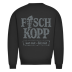 Sweatshirt Herren "FISCHKOPP" #560 - beidseitiger Druck