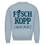 Sweatshirt Herren "FISCHKOPP" #560 - beidseitiger Druck