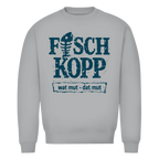 Sweatshirt Herren "FISCHKOPP" #560 - beidseitiger Druck