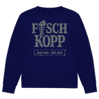 Sweatshirt Herren "FISCHKOPP" #560 - beidseitiger Druck