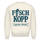 Sweatshirt Herren "FISCHKOPP" #560 - beidseitiger Druck