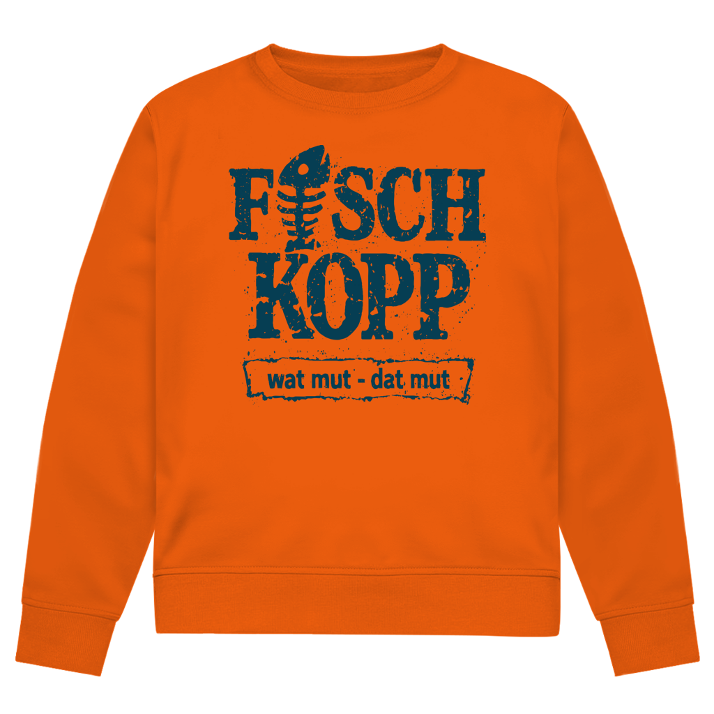 Sweatshirt Herren "FISCHKOPP" #560 - beidseitiger Druck