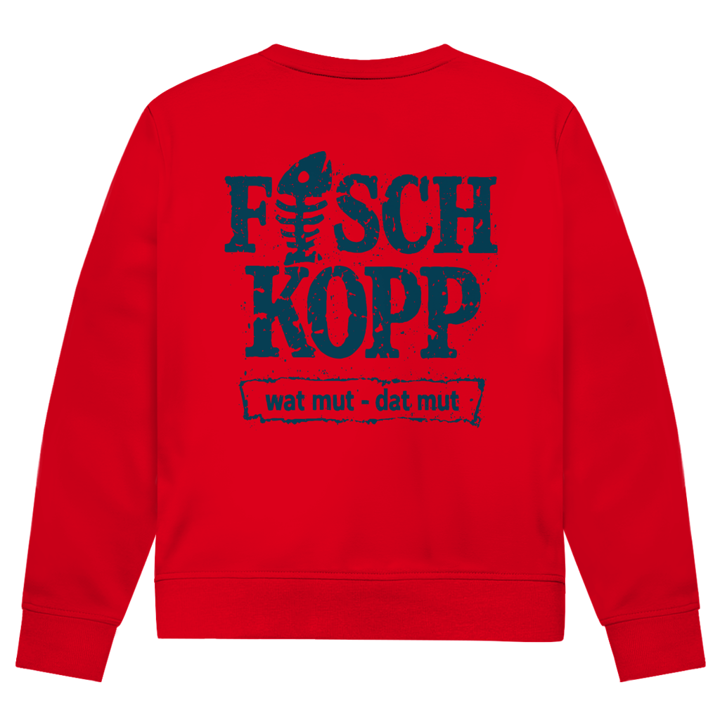 Sweatshirt Herren "FISCHKOPP" #560 - beidseitiger Druck