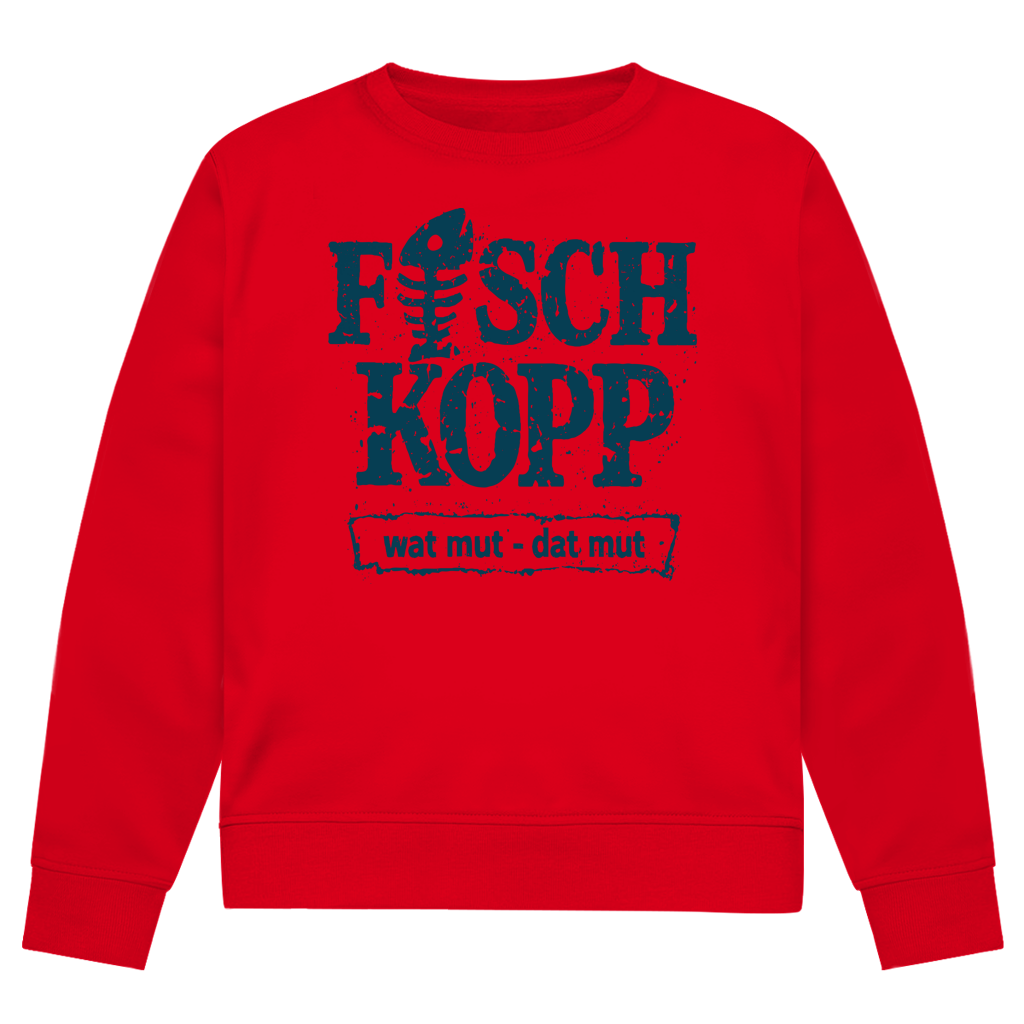 Sweatshirt Herren "FISCHKOPP" #560 - beidseitiger Druck