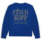Sweatshirt Herren "FISCHKOPP" #560 - beidseitiger Druck