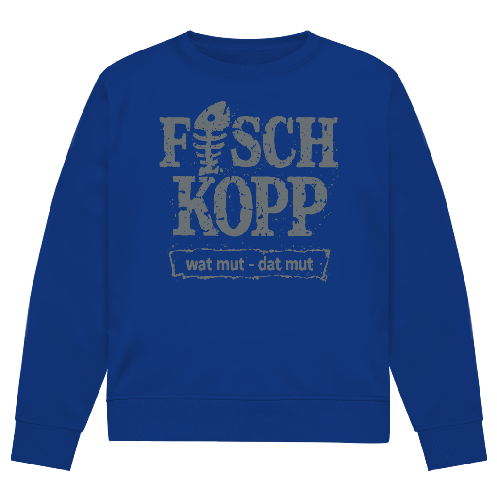 Sweatshirt Herren "FISCHKOPP" #560 - beidseitiger Druck