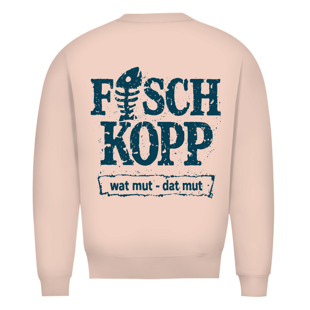 Sweatshirt Herren "FISCHKOPP" #560 - beidseitiger Druck