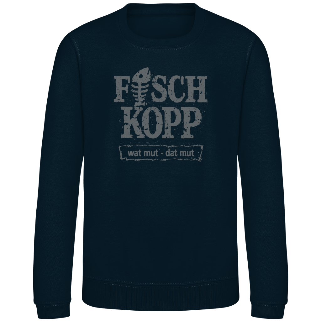 Sweatshirt Kinder  "FISCHKOPP" #560