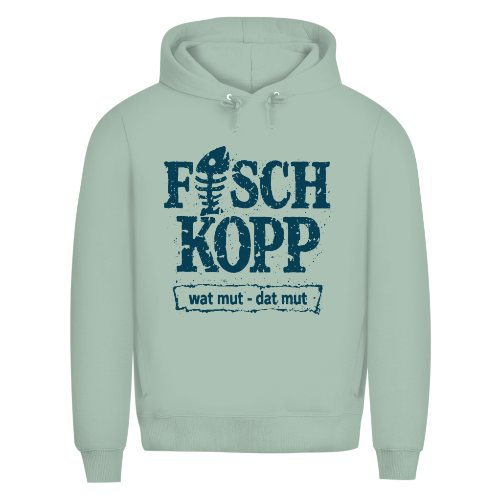 Hoodie Herren "FISCHKOPP" #560 - einseitiger Druck