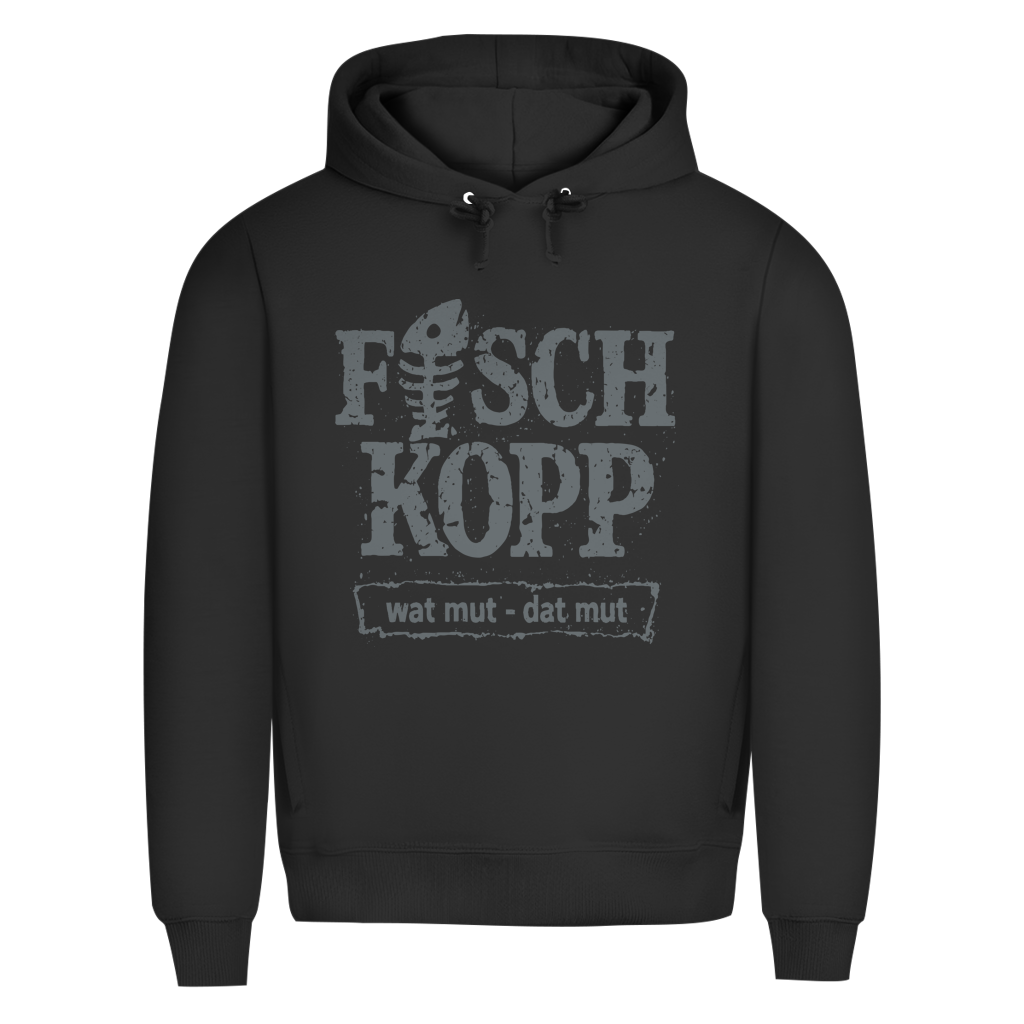 Hoodie Herren "FISCHKOPP" #560 - einseitiger Druck