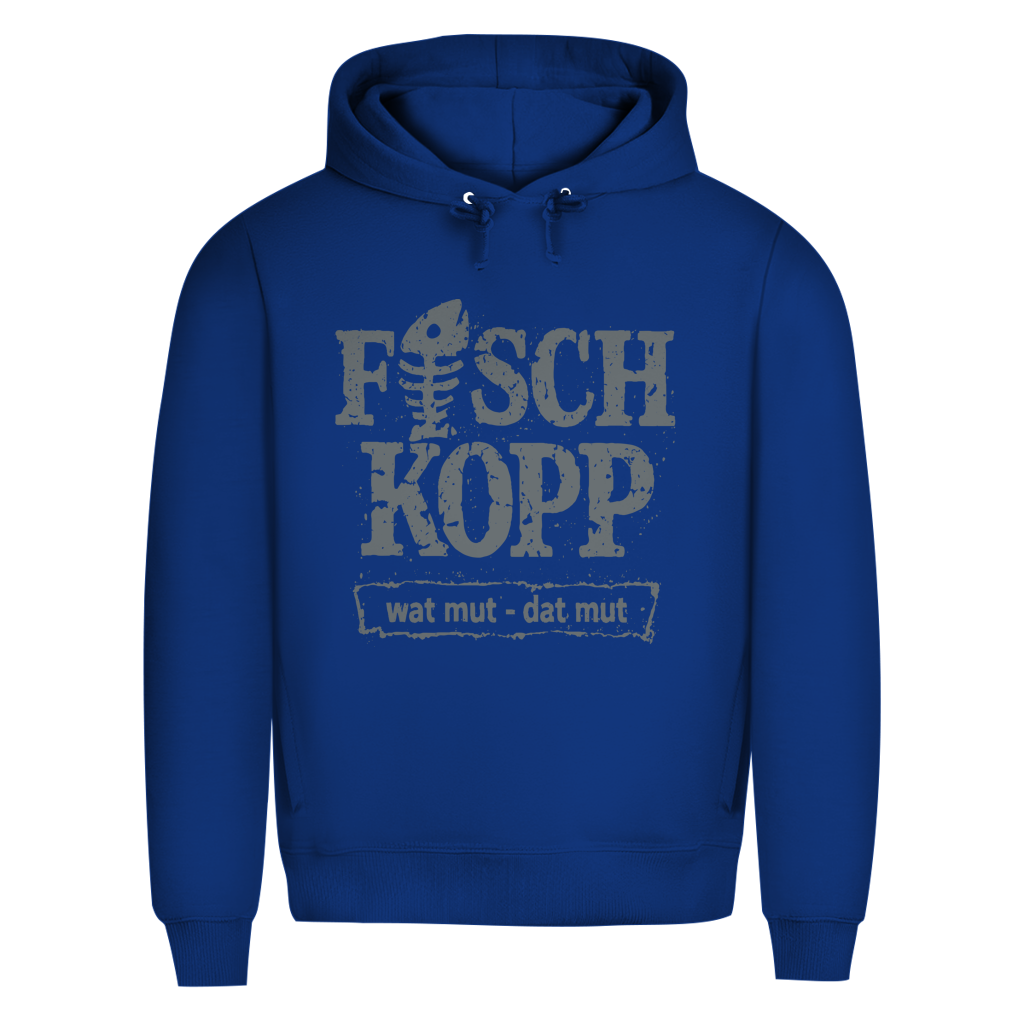 Hoodie Herren "FISCHKOPP" #560 - einseitiger Druck