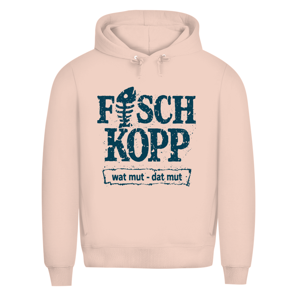 Hoodie Herren "FISCHKOPP" #560 - einseitiger Druck