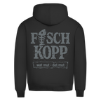Hoodie Herren "FISCHKOPP" #560 - beidseitiger Druck