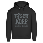 Hoodie Herren "FISCHKOPP" #560 - beidseitiger Druck