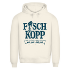 Hoodie Herren "FISCHKOPP" #560 - beidseitiger Druck