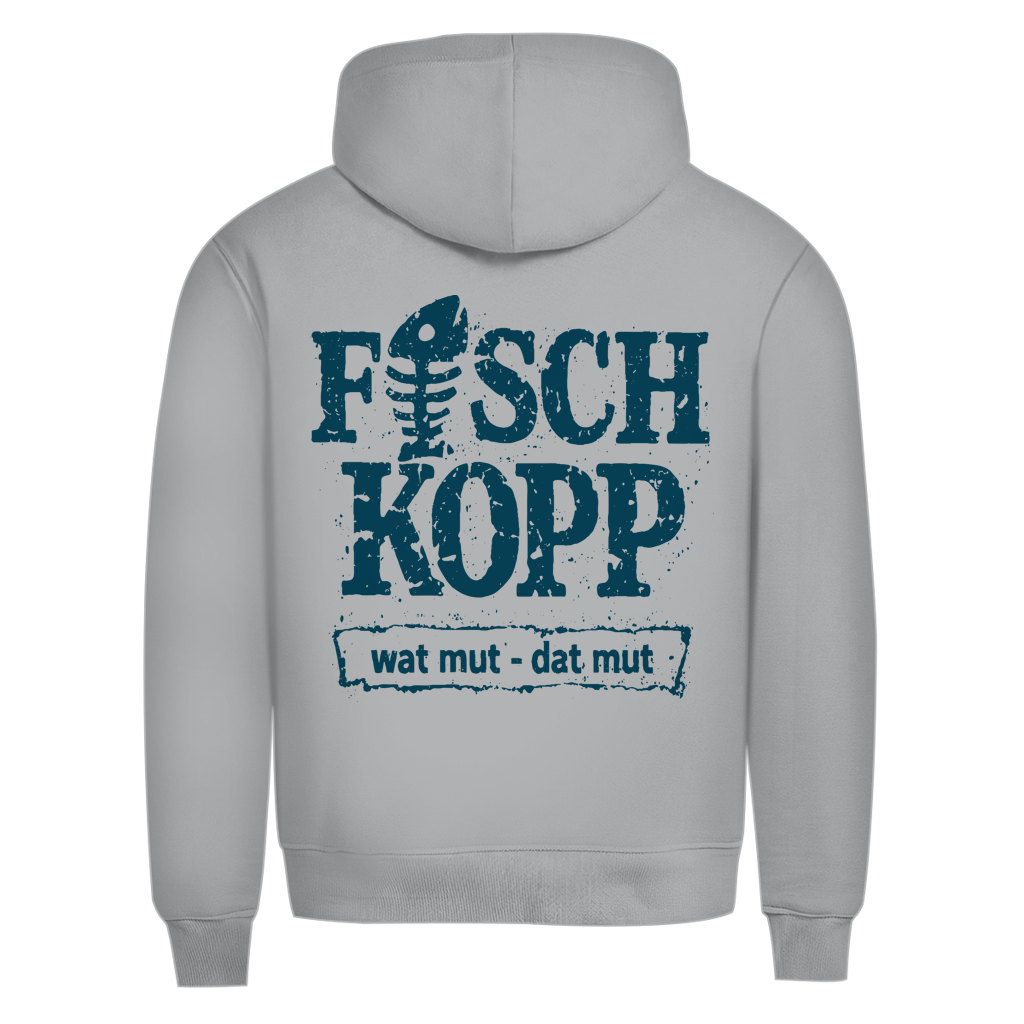 Hoodie Herren "FISCHKOPP" #560 - beidseitiger Druck
