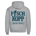 Hoodie Herren "FISCHKOPP" #560 - beidseitiger Druck