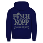 Hoodie Herren "FISCHKOPP" #560 - beidseitiger Druck