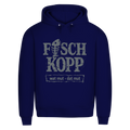 Hoodie Herren "FISCHKOPP" #560 - beidseitiger Druck