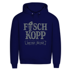 Hoodie Herren "FISCHKOPP" #560 - beidseitiger Druck